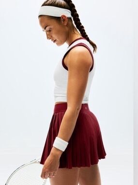 Athleta Match Point Laser Print Skort M